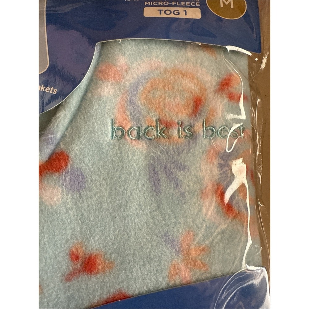 Halo SleepSack Original Wearable Blanket Blue Fleece Back Is Best M 6-12 Months - Picture 4 of 5